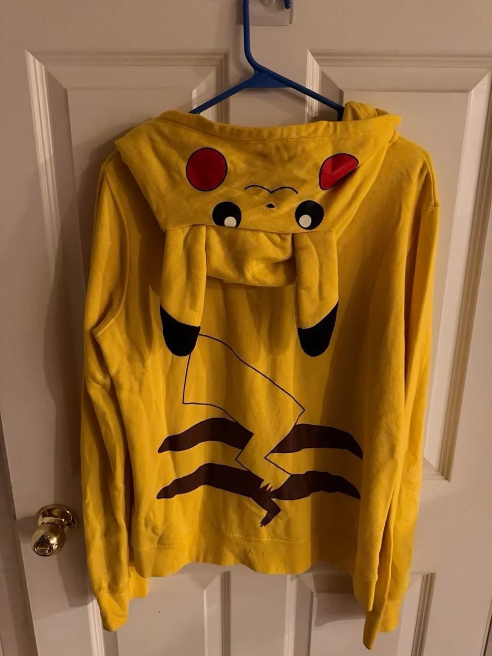 Pokemon Yellow Zip-Up Hoodie Sweatshirt